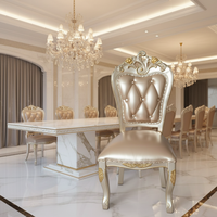 Silla de Comedor de Madera Maciza de Estilo Europeo Moderno y Minimalista con Tapicería de Tela Acolchada Suave - Ideal para el Hogar, Hotel o Uso con Computadora