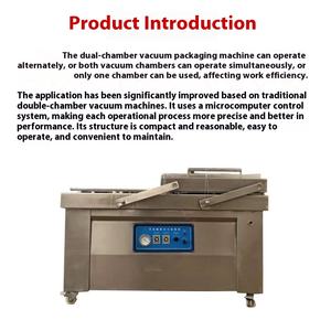 Máquina de envasado al vacío eléctrica Hillbilly semiautomática para pollo asado Drunkard Peanut Mustard Tuber envasado al vacío - Product Image 2