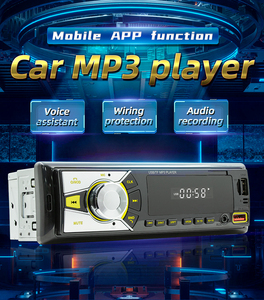 Reproductor <span class=keywords><strong>MP3</strong></span> para Auto 1 DIN Plateado con Aplicación <span class=keywords><strong>de</strong></span> Localización del Vehículo, Asistente <span class=keywords><strong>de</strong></span> Voz, Grabadora <span class=keywords><strong>de</strong></span> Audio, USB, TF, AUX, Luz <span class=keywords><strong>de</strong></span> 7 Colores, Radio Universal - Product Image 2