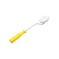 Mini-rouleau à peinture en polyester pour coins intérieurs, ensemble de brosses à peinture avec manche, fabriqué par le fabricant