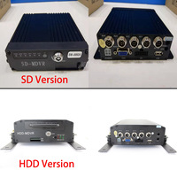 Caméra de sauvegarde Mobile 4Ch Ahd 720p 128 go, carte Sd, DVR, NVR AHD, système de caméra, moniteur 7 pouces, pour Bus et voiture
