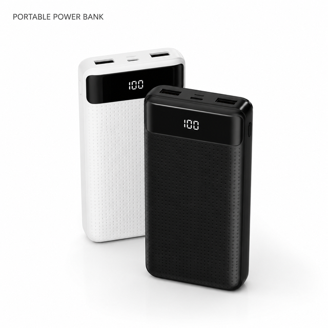 Hot Selling for Power Bank Fast Charging 10000mAh Ultra-thin Lightweight with Micro USB & Type-C Ports Easy to Carry