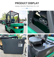 Chariot élévateur électrique à batterie pour entrepôt, équipement de manutention de matériaux, usage intensif