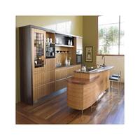 Meuble de cuisine modulaire architectural, armoire de rangement intelligente et élégante en panneau mélaminé pour la maison