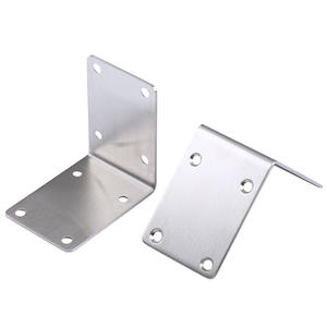 Code d'angle en acier inoxydable épaissi angle droit 90 degrés L-angle fer meubles connecteur support - Product Image 6