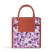Sac à main carré en cuir PU imprimé camouflage personnalisé, mini sac fourre-tout bandoulière pour femme, idéal pour les sorties décontractées et les voyages de week-end