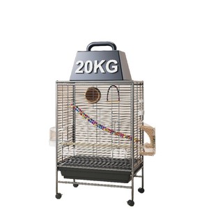 Xuan Feng Luxury Bird Villa di alta qualità in metallo solido gabbia per pappagalli <span class=keywords><strong>domestici</strong></span> con chiusura a bottone a prova di schizzi nuovo Design - Product Image 5