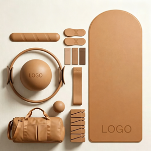 Set di Accessori Certificati per Yoga e Pilates: Tappetino Yoga in Silicone, Manubri, Anelli, Cerchio Pilates, Mini Palla, Fasce in Tessuto per Studio - Product Image 2