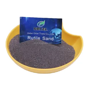 Ilmenite titanyum yüksek saflıkta sand kum konsantresi doğal titanyum dioksit Sand kum 95% Tio2