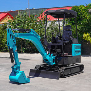 Excavadora de orugas pequeña agrícola Excavadora de ingeniería de construcción con asiento de conducción empacadora de 2 toneladas completamente automática - Product Image 6