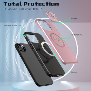 Étui mobile PC à la mode en gros pour <span class=keywords><strong>iPhone</strong></span> 13 14 & 15 étui de protection en fer magnétique intégré - Product Image 5