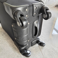 Valise à roulettes antivol en tissu Oxford 20/24 pouces, bagage cabine en nylon avec serrure TSA, à code, pour courts trajets, motif géométrique