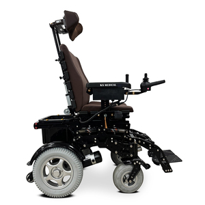 KSM-651 Motor 900 Watts Multifunctional Adjustable Electric Wheelchair Aluminum Alloy Foldable Disabled Reclining Heavy Duty - Product Image 1