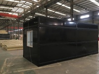 Mini entrepôt conteneur prêt à être expédié, petit entrepôt préfabriqué