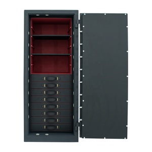 Homisafe Luxury High Security Jewelry <b>Safe</b> Cabinet 8 Drawers Adjustable Shelves Steel Vault for Home Villa JS-1700 WITH 8 DRAWER - Product Image 1