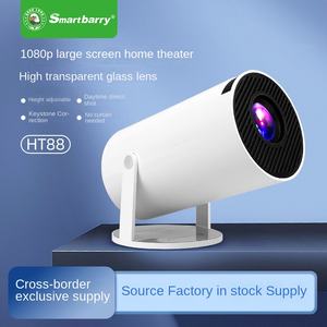 Projecteur LCD portable 4K HT88 pour la maison, ultra haute définition, écran sans fil, projection simultanée, LED intelligent 3D, succès transfrontalier - Product Image 3