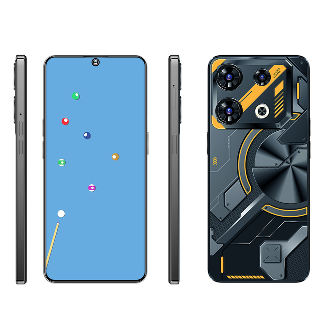 CE Certified Android 13 GT10 Pro 7.3 Inch 5G Smartphone With 8000mAh Battery 5G Wifi Deca Core CPU Smart Cell Mobile Phone Stock