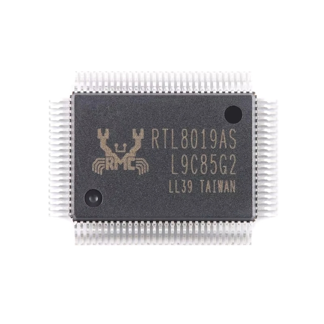 KTNew Original RTL8019AS-LF TQFP-100 Full Duplex Ethernet Controller Chip
