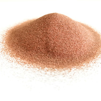 Sable abrasif de grenat marin, granulométrie 80-120 mesh, pour découpe jet d'eau haute précision et préparation de surface, média abrasif industriel