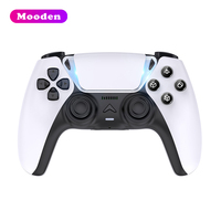 Manette de jeu sans fil Mooden P585 pour P5/PC/iOS/Android, double vibration, gâchettes adaptatives, pavé tactile, éclairage RGB, manette de jeu