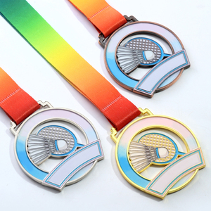 批发定制武术奖牌跆拳道柔道空手道跆拳道拳击锌合金3D金属运动奖 - Product Image 2