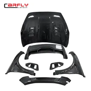 RS estilo kit corpo traseiro Para Ford Focus 2015-2017 Asa traseira de fibra de Carbono