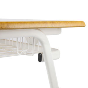 Bilihua Banco Scolastico Singolo Moderno <span class=keywords><strong>in</strong></span> <span class=keywords><strong>Legno</strong></span> con <span class=keywords><strong>Sedie</strong></span> Contemporanee per Uso Commerciale, Set di Arredi Scolastici Nepalesi Modello BX-003-S - Product Image 3