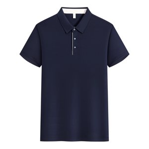 맞춤 남성 코튼 폴로셔츠 클래식 디자인 프리미엄 소프트 니트 원단 대비색 칼라 편안한 소매 로고 자수 - Product Image 4