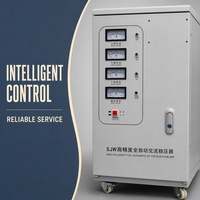 Régulateur de tension automatique triphasé avec protection contre les surcharges, stabilisateur de tension série SJW pour usage en atelier
