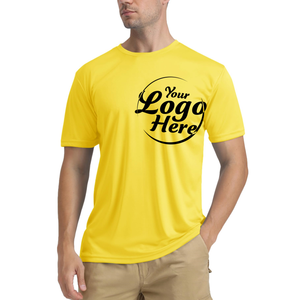 T-shirts de bain lourds et surdimensionnés pour hommes Rash Guard SPF Short Sleeve Sun T-Shirt UPF 50 Quick Dry Lightweight Fishing - Product Image 1