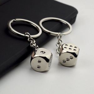 Creative Dice Metal <b>Gifts</b> Craft Keychains Portable Hanging Accessories Pendant Activities - Product Image 4