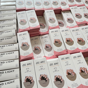 Bán chữa khỏi Gel Nail Strips kết thúc tốt đẹp, 20 Extra-Long stickers, làm việc với bất kỳ đèn móng tay, salon-chất lượng, lâu dài - Product Image 6