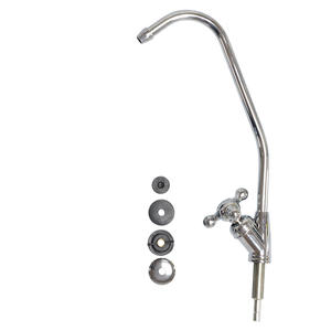 Robinet col de cygne 2 points 3 voies en métal pour purificateur d'eau de cuisine, accessoire pour machine à eau pure, installation facile - Product Image 1