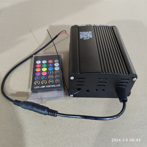 0.75mm Fiber 600pcs 3m Mobile APP <strong>Control</strong> Fiber Optic Light Engine DC12V Twinkle RGB for Room Ceiling and Car Roof Starlight - Product Image 5