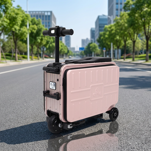 ELALA Bagage de scooter 2-en-1 fiable et amortissant les chocs, grande capacité, en PC + alliage de magnésium, pour voyages à l'étranger - Product Image 1