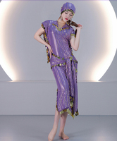 Nouvelle tenue de danse orientale de haute qualité, brillante, avec paillettes, pour la danse du ventre, Baladi, folklorique, Saidi, performance, Abaya, 3 pièces