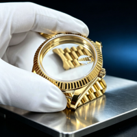 Montre automatique de haute qualité en or 18 carats avec cristal saphir, mouvement 3235, montre-bracelet mécanique de luxe pour homme, mode et affaires