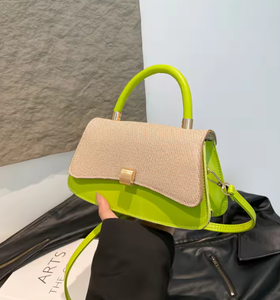 Bolso de mano de gran capacidad, bolso de hombro de diseñador de moda para mujer con forro de PU, adecuado para viajes. - Product Image 2