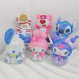 <span class=keywords><strong>1</strong></span> ensemble de tirelire en forme de dessin animé avec diamants incrustés, tirelire en plastique mignonne en forme de <span class=keywords><strong>chat</strong></span>, kit de bricolage pour casse-tête, cadeaux pour filles - Product Image 1
