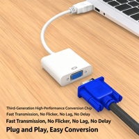 1080P Video-Audio-Konverter Adapter 3,5mm Audio-Buchse Micro-USB-Betriebene Video-Konvertierungsbox für TV Monitor Projektor