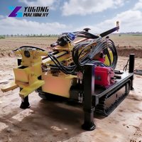 Machine de forage hydraulique complète 200m avec trépan diamanté pour les travaux d'exploration géologique