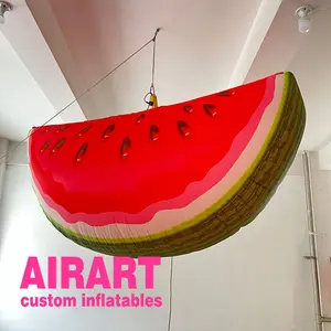 B01 Watermelon Fruit Balloon Toy Inflatable Hanging Decoration Ceiling Decoration Inflatable Fruit Toy For Party Lighting Ideas