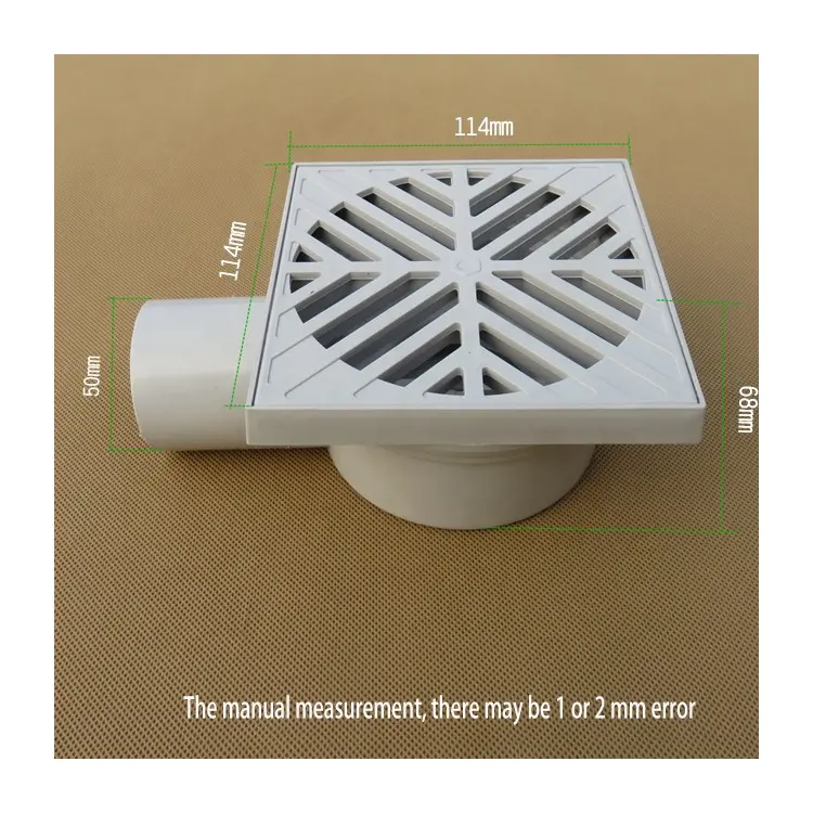 Hot sale plastic pvc floor drain for drainage fittings with best price in china