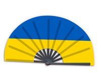 Nouveau produit, éventail pliable en bambou personnalisé avec le drapeau national de la Tunisie