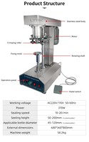 Machine de scellage semi-automatique électrique en acier inoxydable pour boîtes de conserve, PET et papier, idéale pour l'emballage alimentaire et des boissons – Meilleures ventes