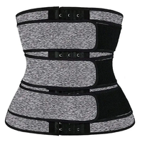 Ceinture de fitness pour femmes, double compression, logo personnalisé, corset, coupe-ventre, ceinture amincissante, en latex