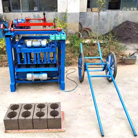 Machine Manuelle Économique pour la Fabrication de Briques Creuses en Ciment, Argile et Terre Compactée