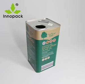 Boîtes de conserve carrées de qualité supérieure pour huile d'olive 5L et sardines en conserve de Grèce, en gros - Product Image 2