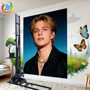 Imprimante murale numérique UV 3D verticale Hanjie nouvelle génération avec <span class=keywords><strong>support</strong></span> flexible, entièrement automatique et haute vitesse pour l'art <span class=keywords><strong>mural</strong></span> - Product Image 1