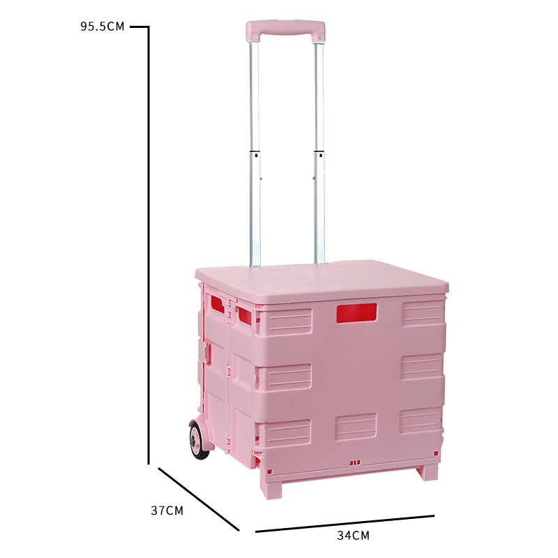 Многофункциональная складная тележка для покупок DRX SN4001, Складная портативная тележка с телескопической ручкой